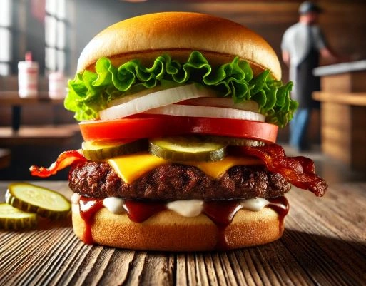 Out-West-Style burger